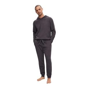 Eberjey Mens Medium Graphite Recycled Boucle Jogger Relaxed Lounge Luxury K25-10